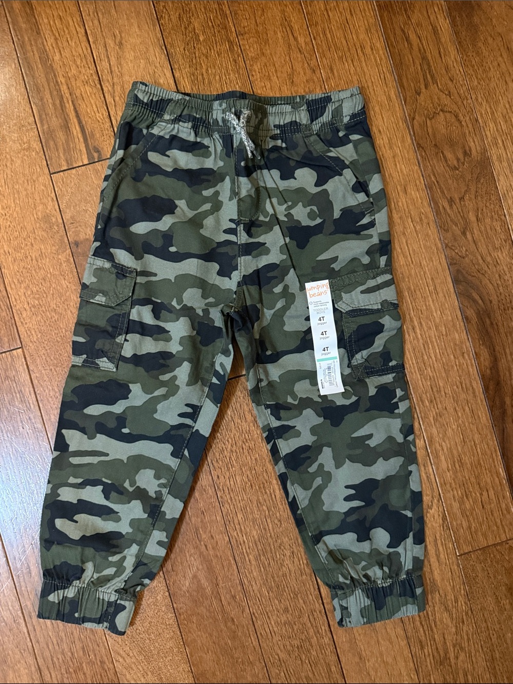 jumping beans Green Camo Cargo Joggers